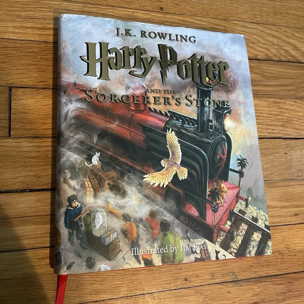 Harry Potter Sorcerers Stone Illustrated By Jim Kay Year 1 Hardcover Jacket